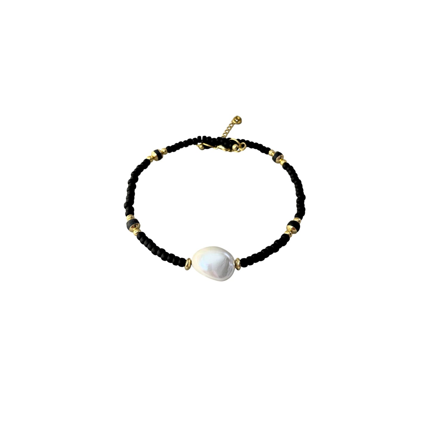 Choker perla blanca