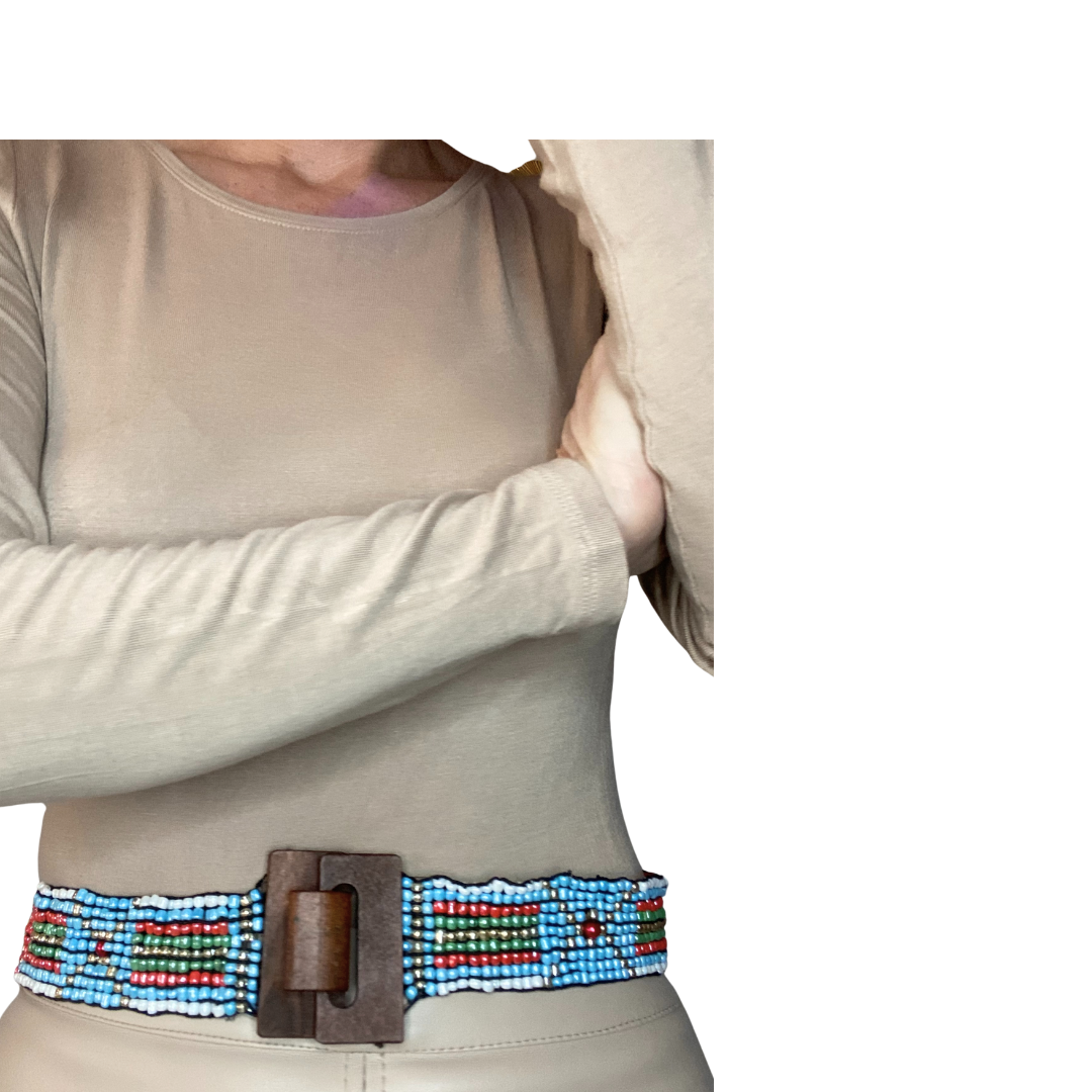 Cinturón elástico mujer