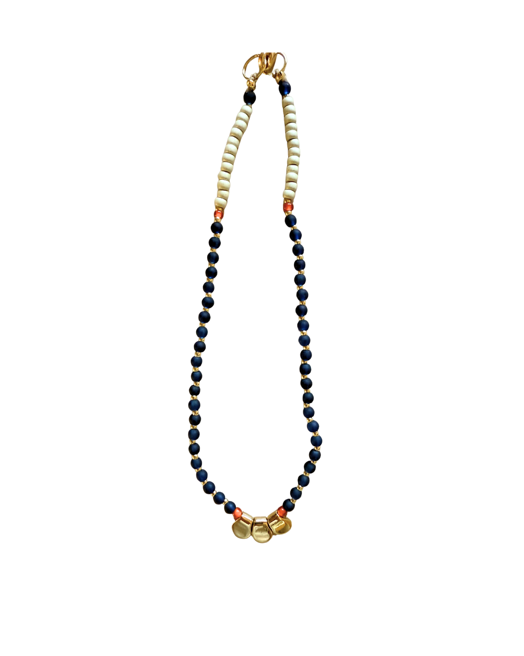 Conjunto de collar cadena y cuentas