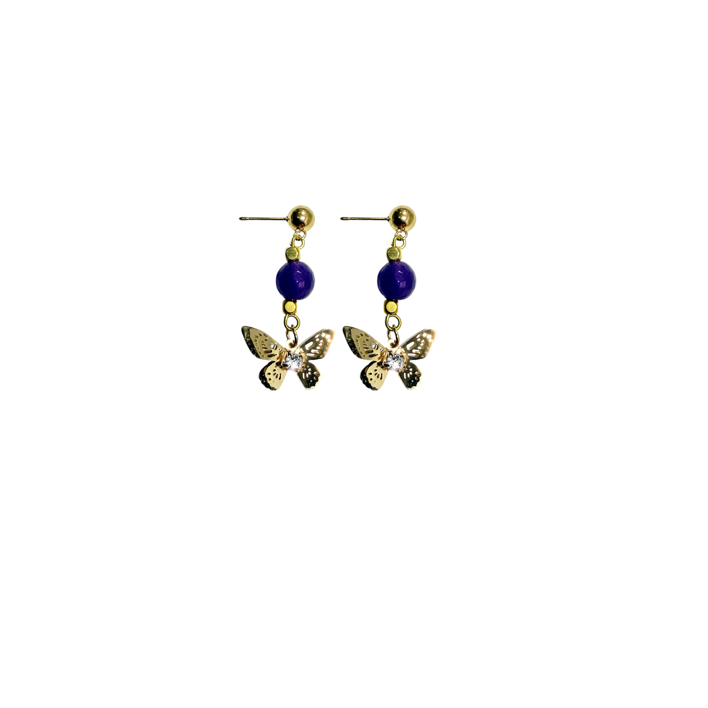 Pendientes mariposa