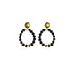 Pendientes de Aro negros