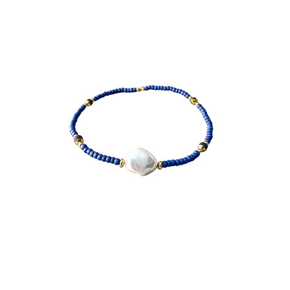 Choker perla blanca