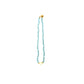 Crystal and golden star necklace