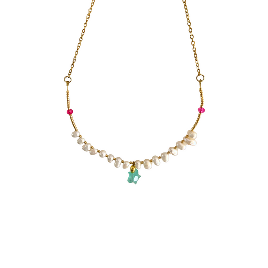 Collar de perlas de agua dulce