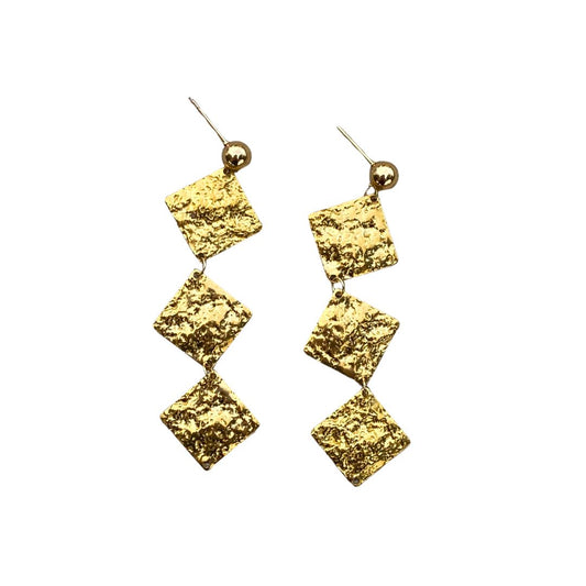 Pendientes dorados chic