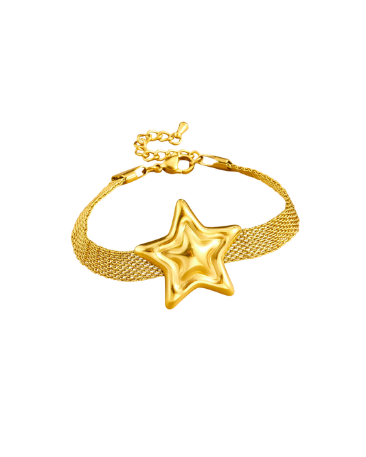 Pulsera Estrella dorada