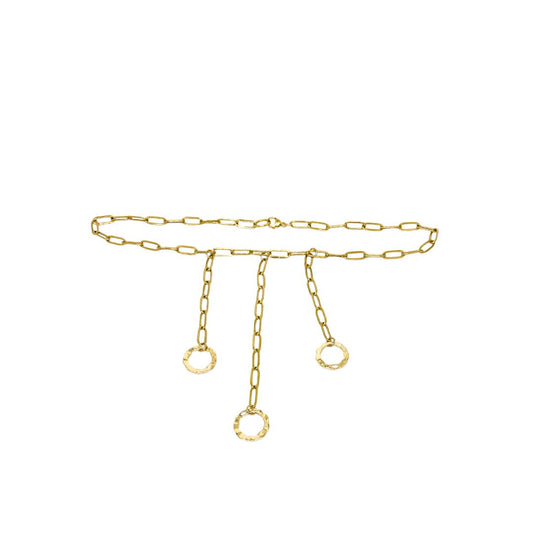 Collar de cadena minimalista dorada