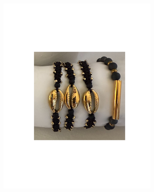 Pulsera Golden Cauri