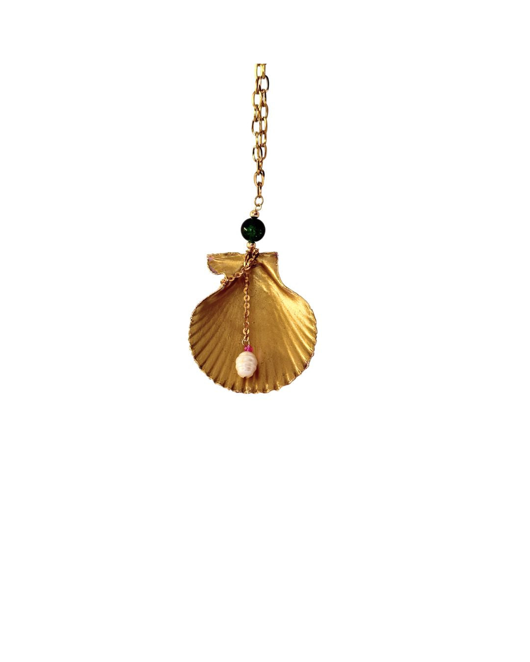 Collar Concha Dorada Reversible